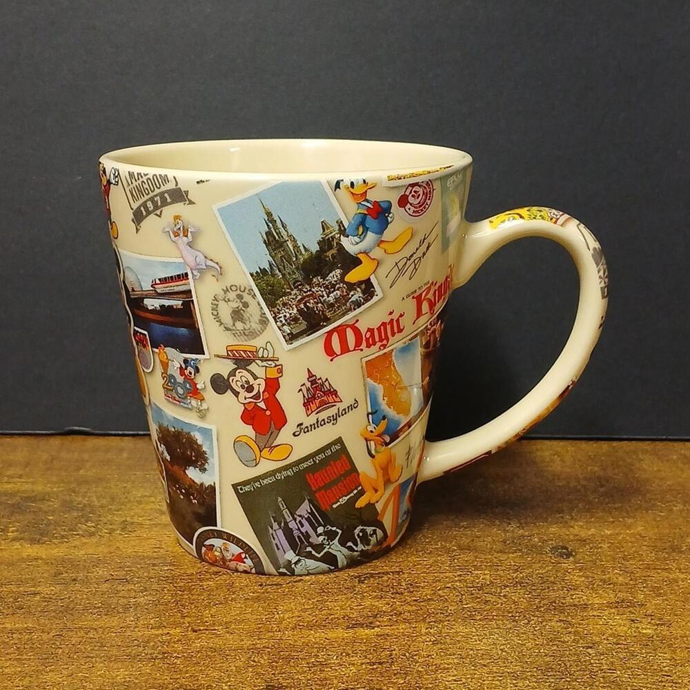 Disney Parks Authentic Original  Ceramic Mug 16oz -  Disney Nostalgia Theme - Picture 2 of 8